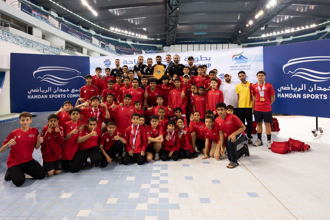 The General Excellence Shield for Aquatics is in the hands of the Fujairah Martial Arts Club