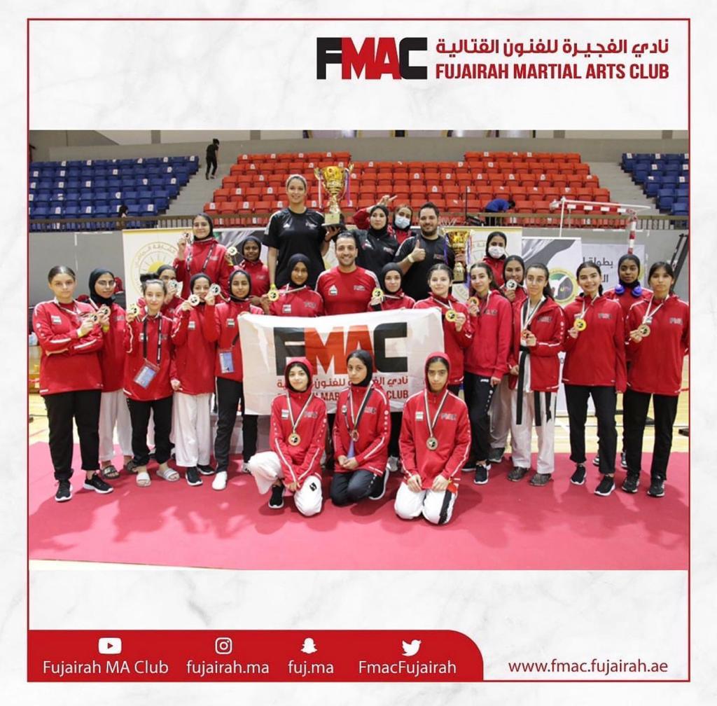 Fujairah Taekwondo achieves first place in the UAE Championship