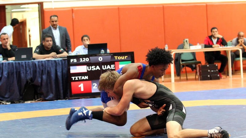 The wrestling team holds its preparatory camp in Fujairah on December 19