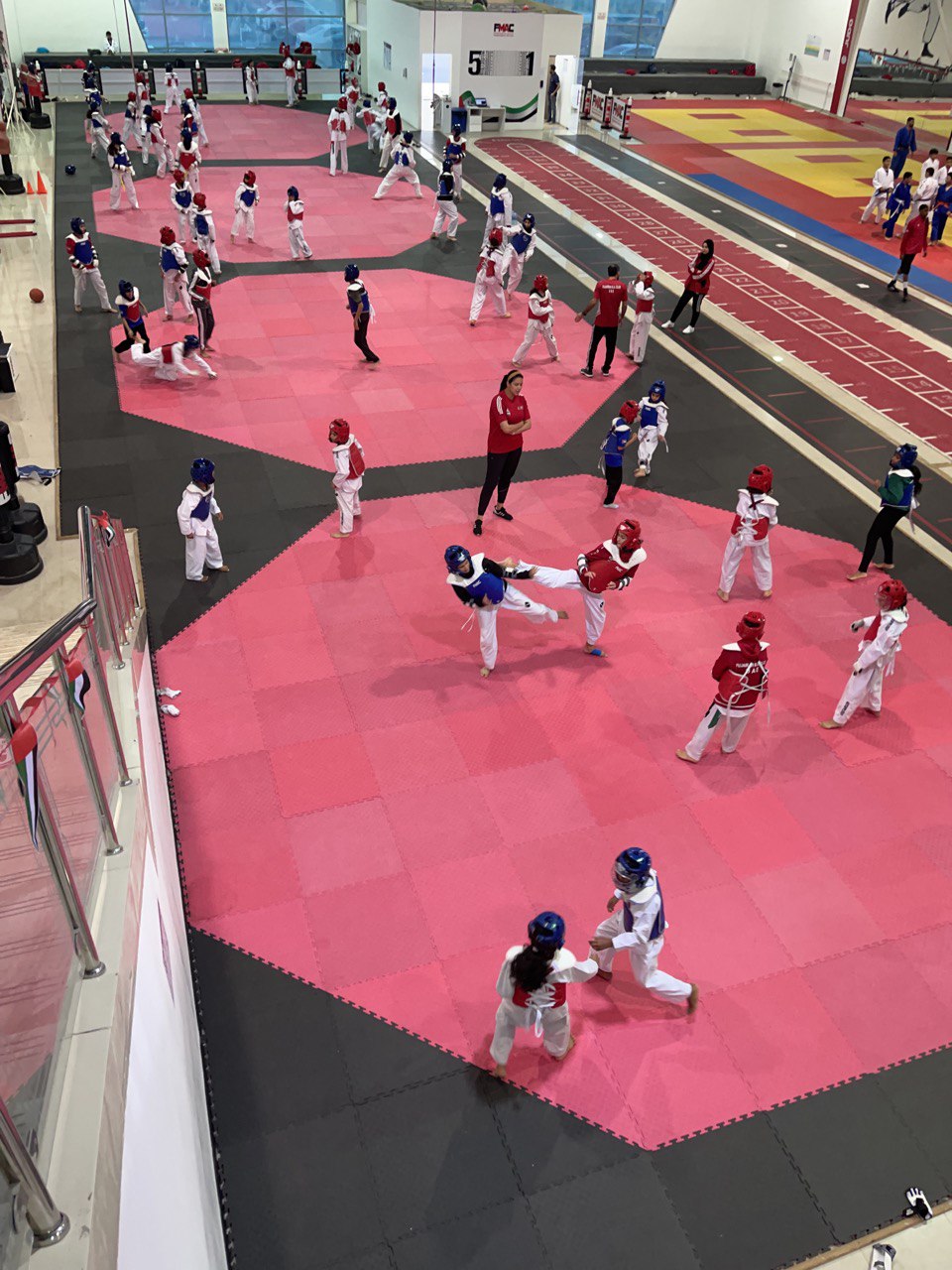 The Taekwondo team, Fujairah branch, continues its training