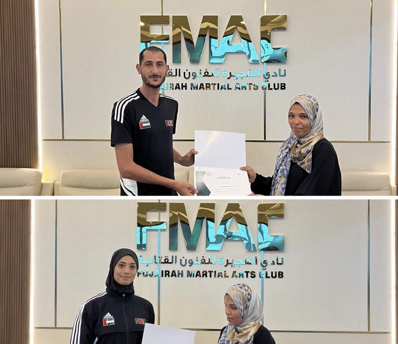 Grammar School honors Fujairah Martial Arts Club