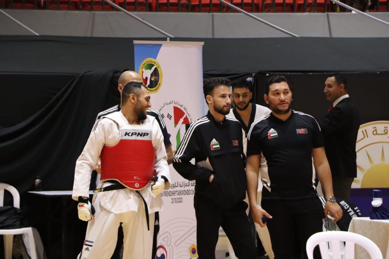 Fujairah Martial Arts is the first Emirati club to win first place in all categories of the tournament and win all the cups of the Emirati-Korean Friendship Championship.