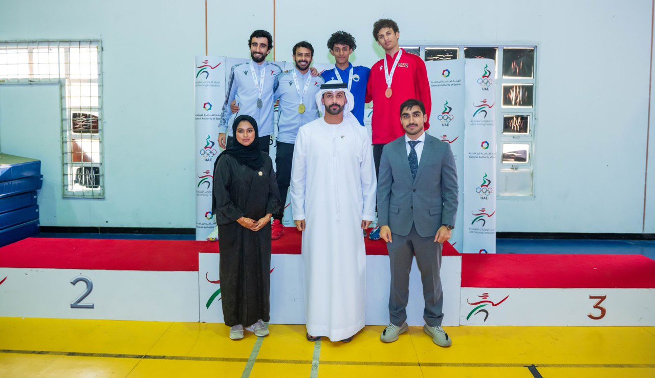 Fujairah Fencing wins 3 Federation Open Championship medals