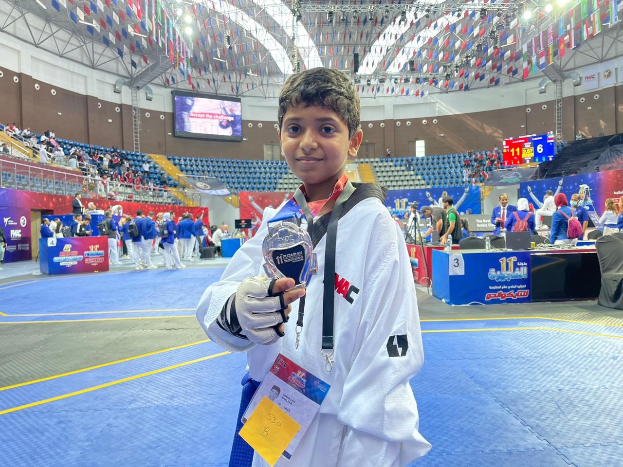 14 colored medals for the Cubs and Zahrat of Fujairah martial arts In the closing day competitions of the Fujairah International Taekwondo Championship