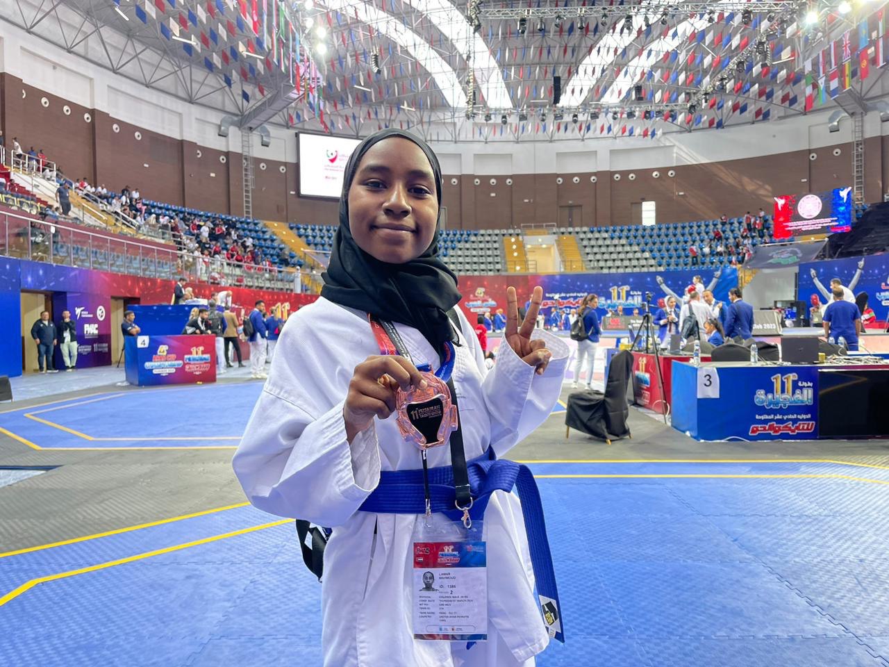 14 colored medals for the Cubs and Zahrat of Fujairah martial arts In the closing day competitions of the Fujairah International Taekwondo Championship