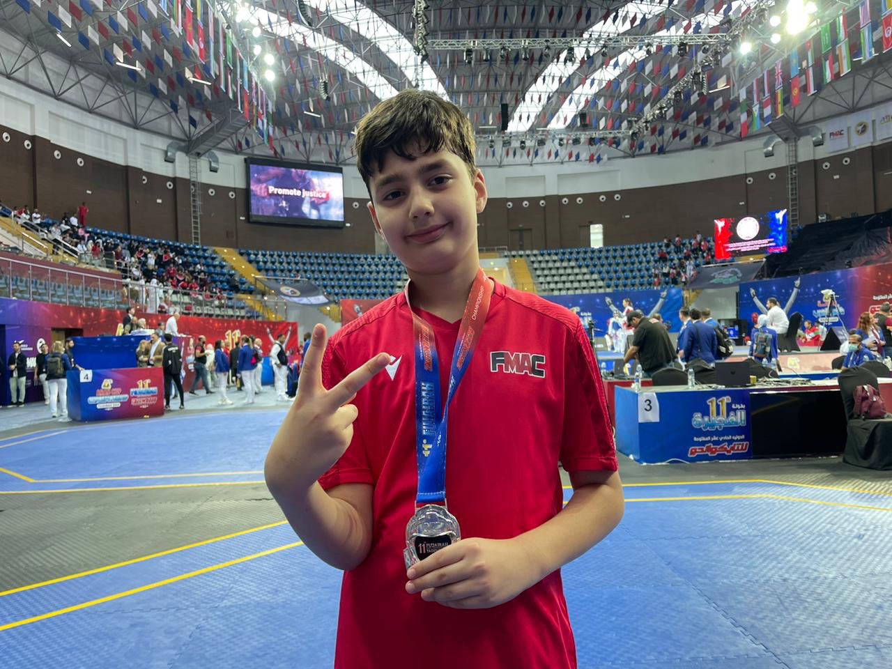 14 colored medals for the Cubs and Zahrat of Fujairah martial arts In the closing day competitions of the Fujairah International Taekwondo Championship