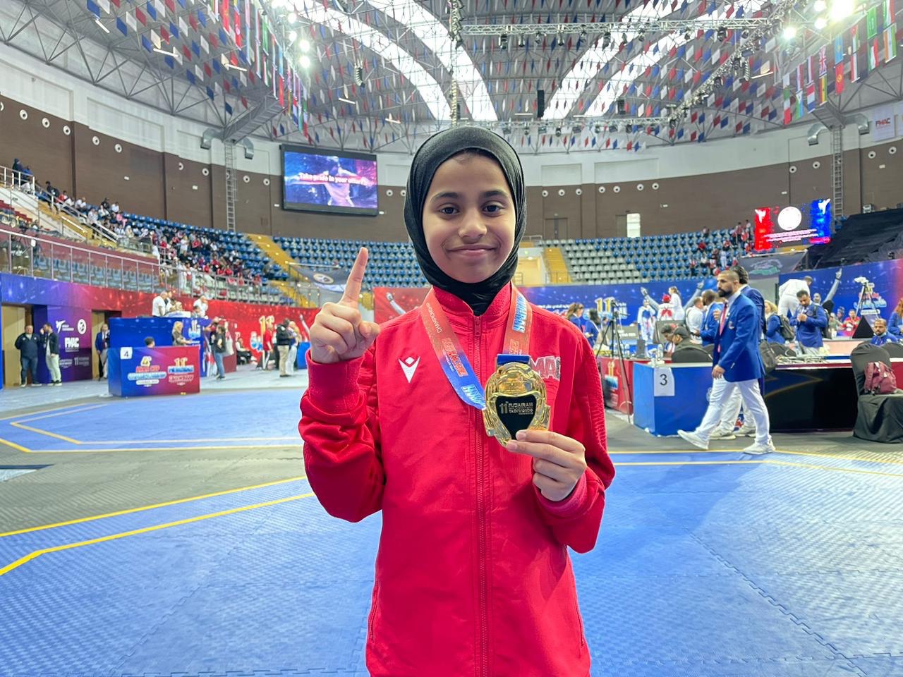 14 colored medals for the Cubs and Zahrat of Fujairah martial arts In the closing day competitions of the Fujairah International Taekwondo Championship