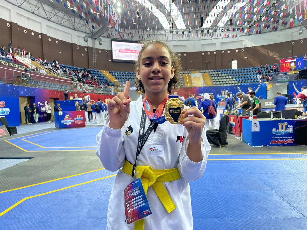 14 colored medals for the Cubs and Zahrat of Fujairah martial arts In the closing day competitions of the Fujairah International Taekwondo Championship