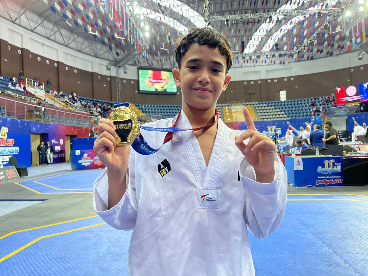 14 colored medals for the Cubs and Zahrat of Fujairah martial arts In the closing day competitions of the Fujairah International Taekwondo Championship